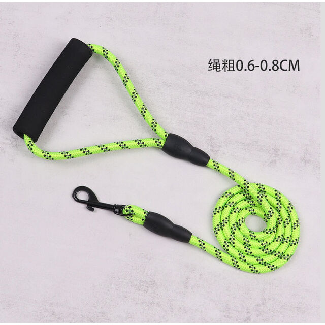 Correa Reflectante de Nylon para Perros, Correa Anti-Tirones de Poliéster para Mascotas, Correa de Cuerda Resistente para Perros Grandes, Diseños Coloridos