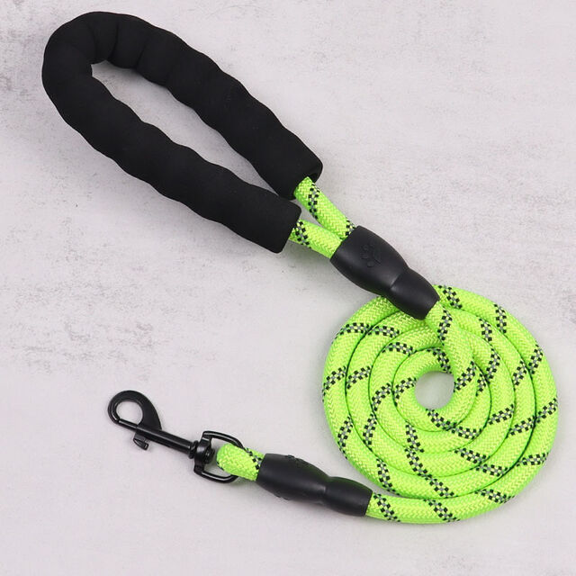 Correa Reflectante de Nylon para Perros, Correa Anti-Tirones de Poliéster para Mascotas, Correa de Cuerda Resistente para Perros Grandes, Diseños Coloridos