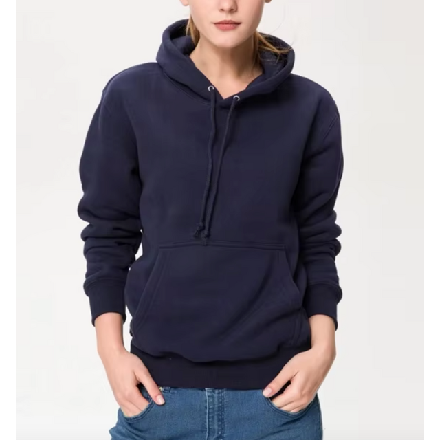Fábrica JC Sudadera con Capucha Lisa de Felpa Gruesa y Talla Grande Personalizada para Hombre Estilo Urbano con Hombros Caídos Sudaderas con Capucha Estampadas en Negro de Fábrica