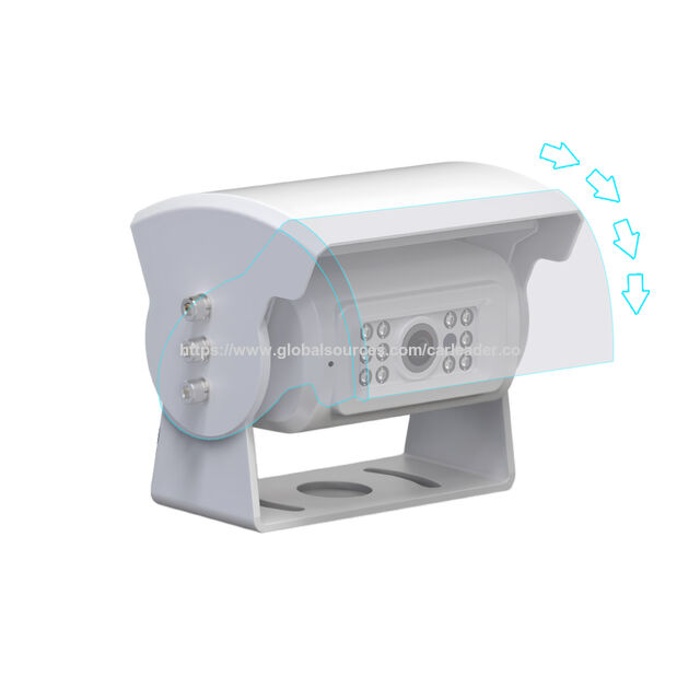 Caméra de recul robuste AHD 1080P avec obturateur automatique, étanche IP69K, pour camion, bus, remorque
