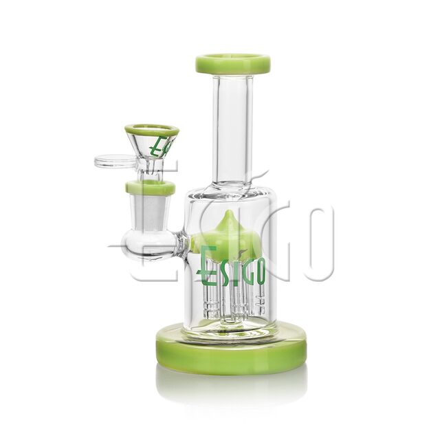 Esigo Slime Color Tree Perc Glass Oil Rig Pipe à Eau en Verre