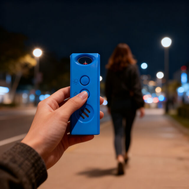120dB Persönlicher Sicherheitsalarm Mini Wiederaufladbarer Alarm zur Sicherheit mit LED-Beleuchtung für Kinder und Frauen beim Nachtlauf
