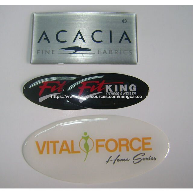 Logo resin epoksi kristal kustom dengan pola dan bentuk apa pun