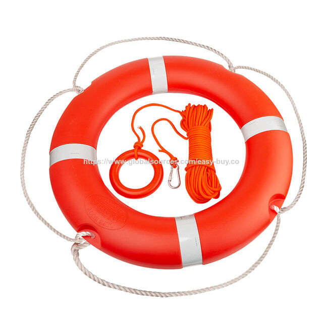 Aros Salvavidas Marinos Profesionales para Adultos, Anillo Salvavidas Engrosado Sólido de 2.5KG