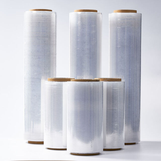 Rollo de Film Estirable de PE para Embalaje Protector Adherente Comercial de Film de Envoltura de Plástico Industrial Personalizado para Agua en Sachets
