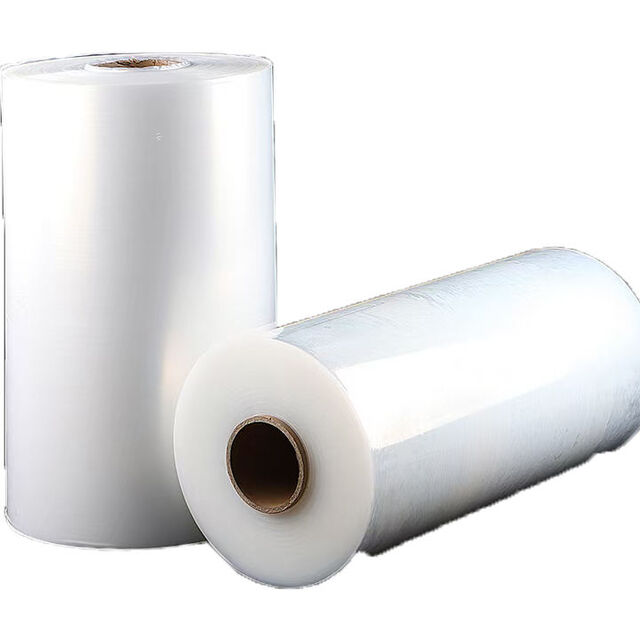 Rollo de Film Estirable de PE para Embalaje Protector Adherente Comercial de Film de Envoltura de Plástico Industrial Personalizado para Agua en Sachets