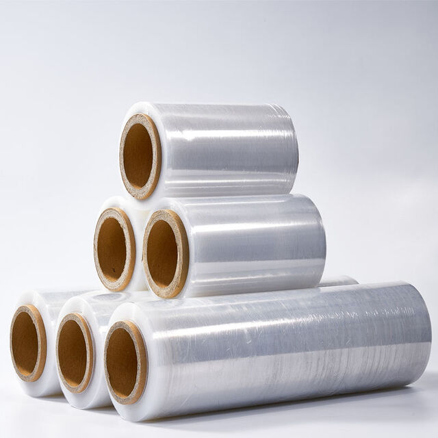 Rollo de Film Estirable de PE para Embalaje Protector Adherente Comercial de Film de Envoltura de Plástico Industrial Personalizado para Agua en Sachets