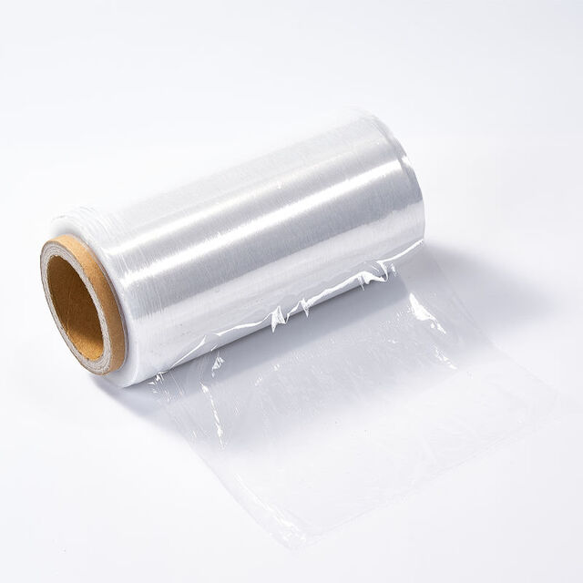 Rollo de Film Estirable de PE para Embalaje Protector Adherente Comercial de Film de Envoltura de Plástico Industrial Personalizado para Agua en Sachets