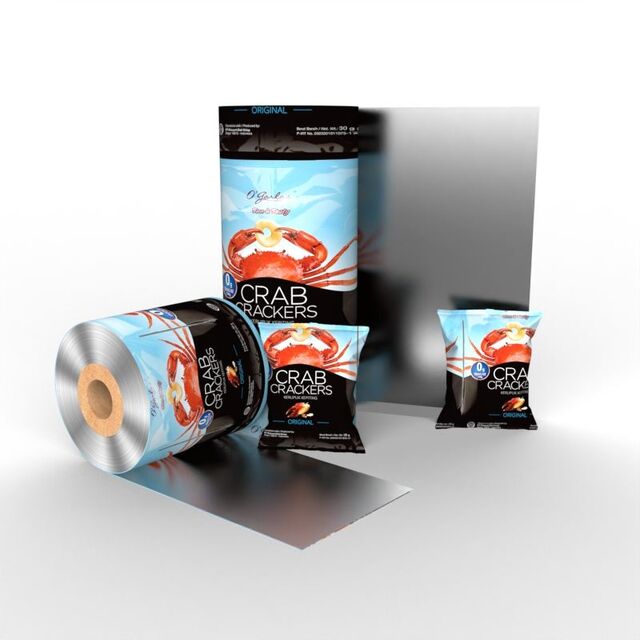 Película de embalaje con impresión personalizada BOPP/CPP, laminación de película plástica, película en rollo automática, PET CPP, película de embalaje sellable para vasos