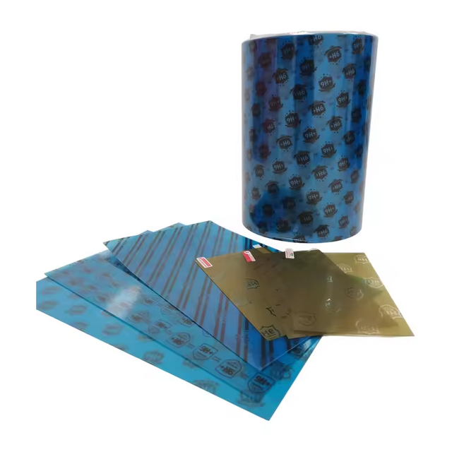 Rollo de película de hidrogel TPU suave de alta claridad - Materiales en rollo para protección de pantalla con recubrimiento PET