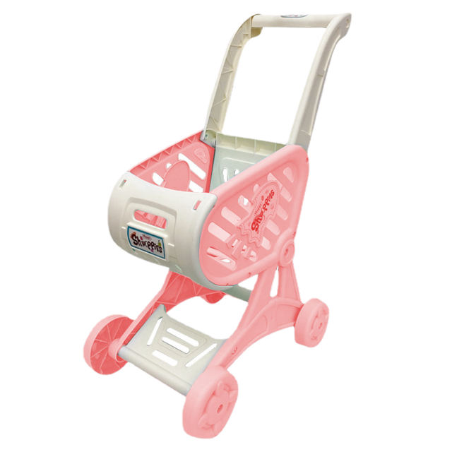 HY Toys Carrito de Compras Nuevo para Niños, Carrito de Simulación, Juego de Imitación para el Hogar, Juguete para Niñas y Bebés