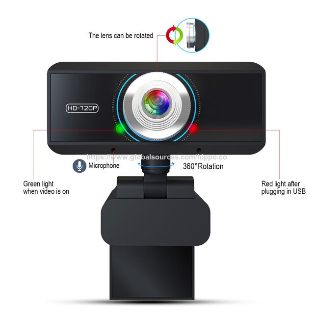 Webcam 1080P com Foco Automático para PC, Webcam de Transmissão ao Vivo para Trabalho e Estudo
