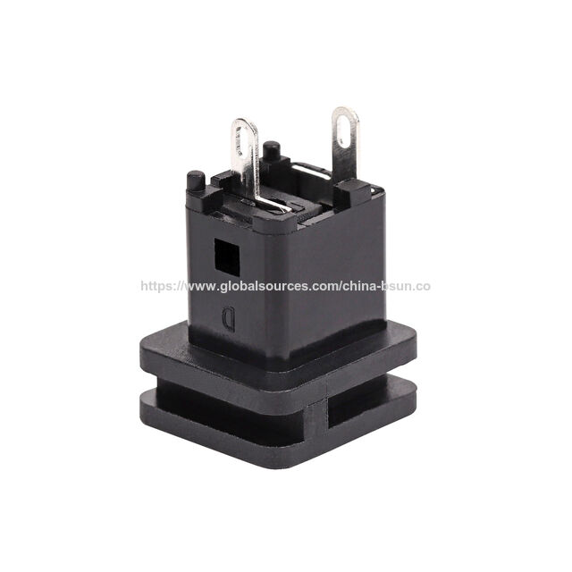 Bsun Connecteur d'Alimentation DC, Type Vertical, Boîtier Métallique, 1.65, Broche Centrale de 2.0*2.5mm, Diamètre Extérieur de la Fiche 5.5*2.5mm DC avec une Durée de Vie de 5 000 Cycles