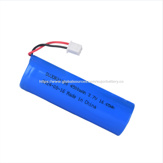 SUJOR Bateria recarregável de íon de lítio no atacado 3.7V 21700 4500mAh Bateria de lítio 16.65Wh para detector de metais