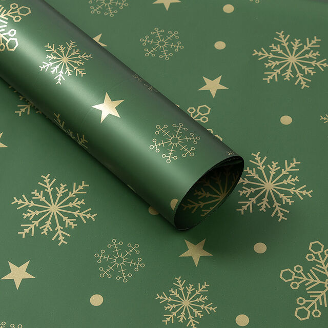 Weihnachtsgeschenkpapier, Papier zum Einwickeln von Äpfeln am Heiligabend, wasserdichte Blumenverpackungsmaterialien, DIY-Sträuße.