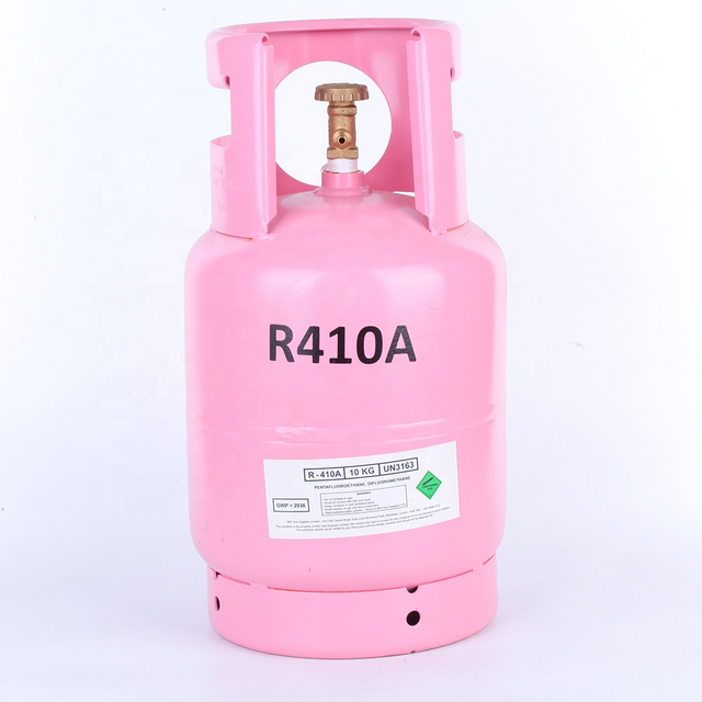 Fourniture en gros de gaz réfrigérant R404 Pureté 99,9% Bouteille de 13,6 kg