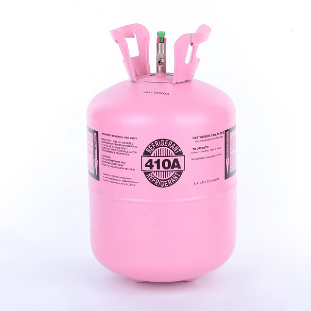 Fourniture en gros de gaz réfrigérant R404 Pureté 99,9% Bouteille de 13,6 kg
