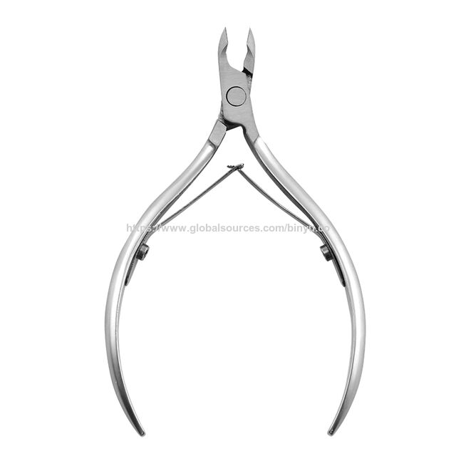 Alicate de Cutícula de Aço Inoxidável Profissional de Alta Qualidade, Cortador de Unhas de Nível, Cortador de Unhas, Ferramentas de Manicure, Tesoura de Manicure