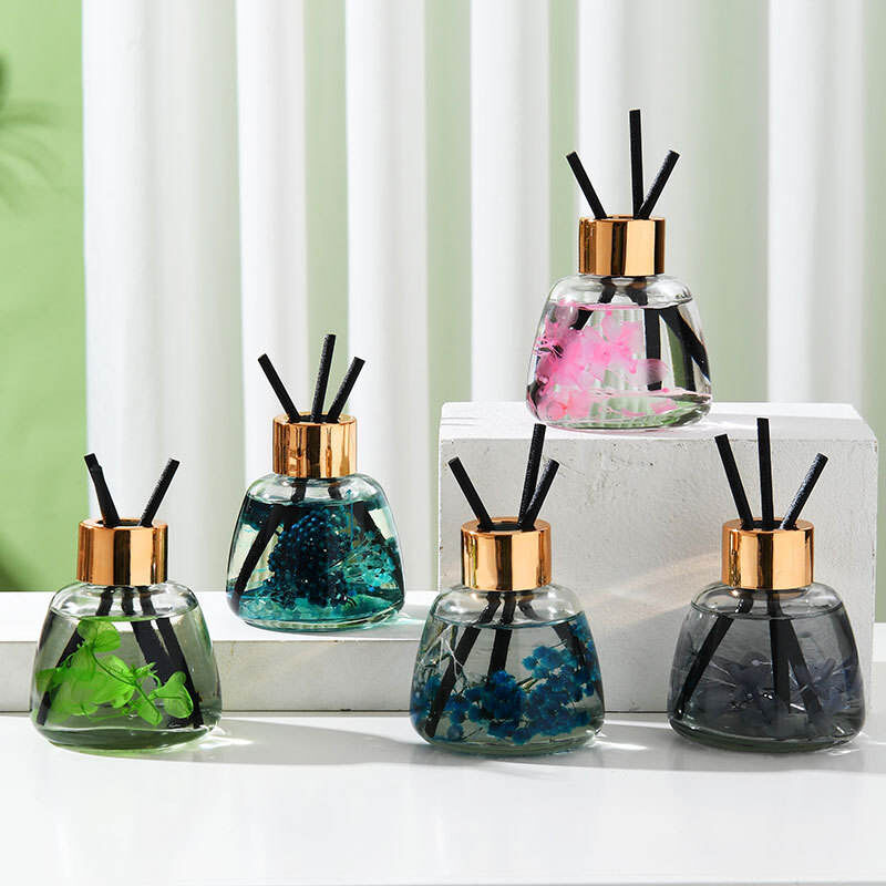 Frargance Diffusers Luxury 100ml Eco-friendly Crystal Glass Reed Diffuser Customized Scents ...