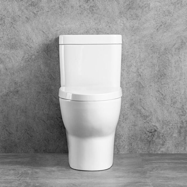 OVS Cupc ADA 1.28GPF Inodoro de bajo flujo, MAP 1000g, sanitario de porcelana vítrea de una pieza, sin borde, con sifón en P, inodoro occidental de gama alta, directo de fábrica