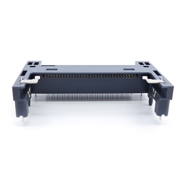 OEM-Hersteller 68-poliger Speicher-PC-Karten-Sockel-Steckverbinder PCMCIA Express Card Sockel Durchgangsbohrung rechtwinkliger PCB-Montage-Steckverbinder