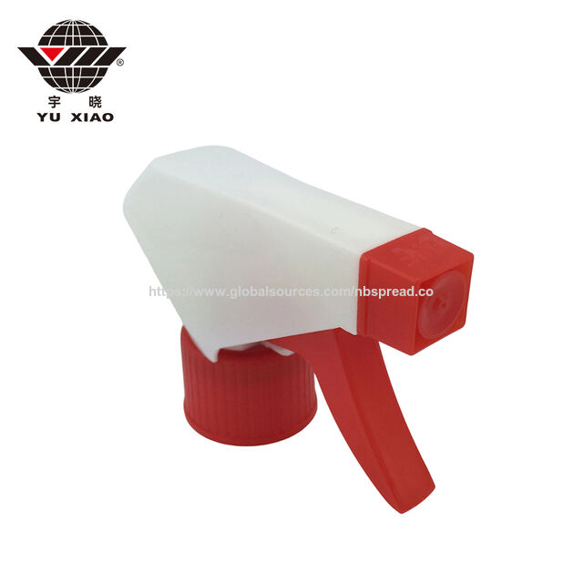 Red and White Plastic Trigger Sprayer 28/410