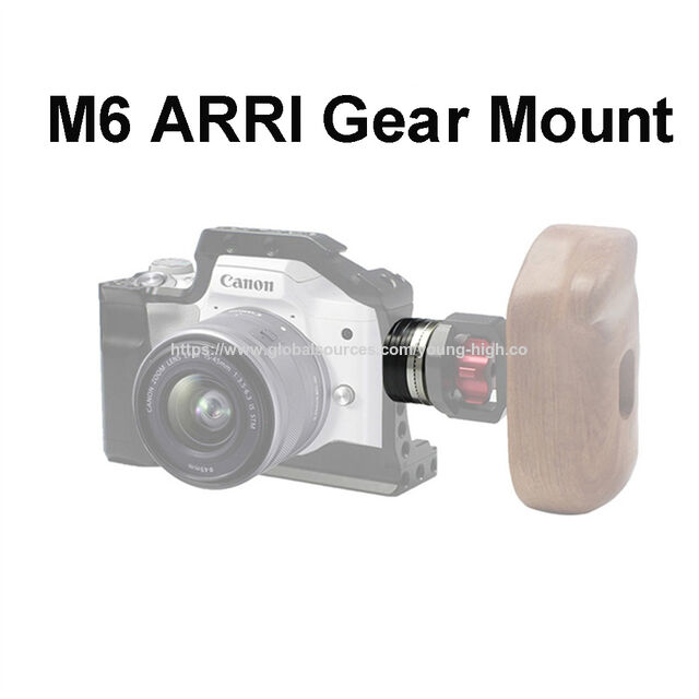 Adaptador de Montaje de Roseta ARRI CNC de Alta Precisión M6 a 1/4 de Pulgada - Cámara DSLR/SLR Universal, Monitor, Jaula y Soporte de Rig