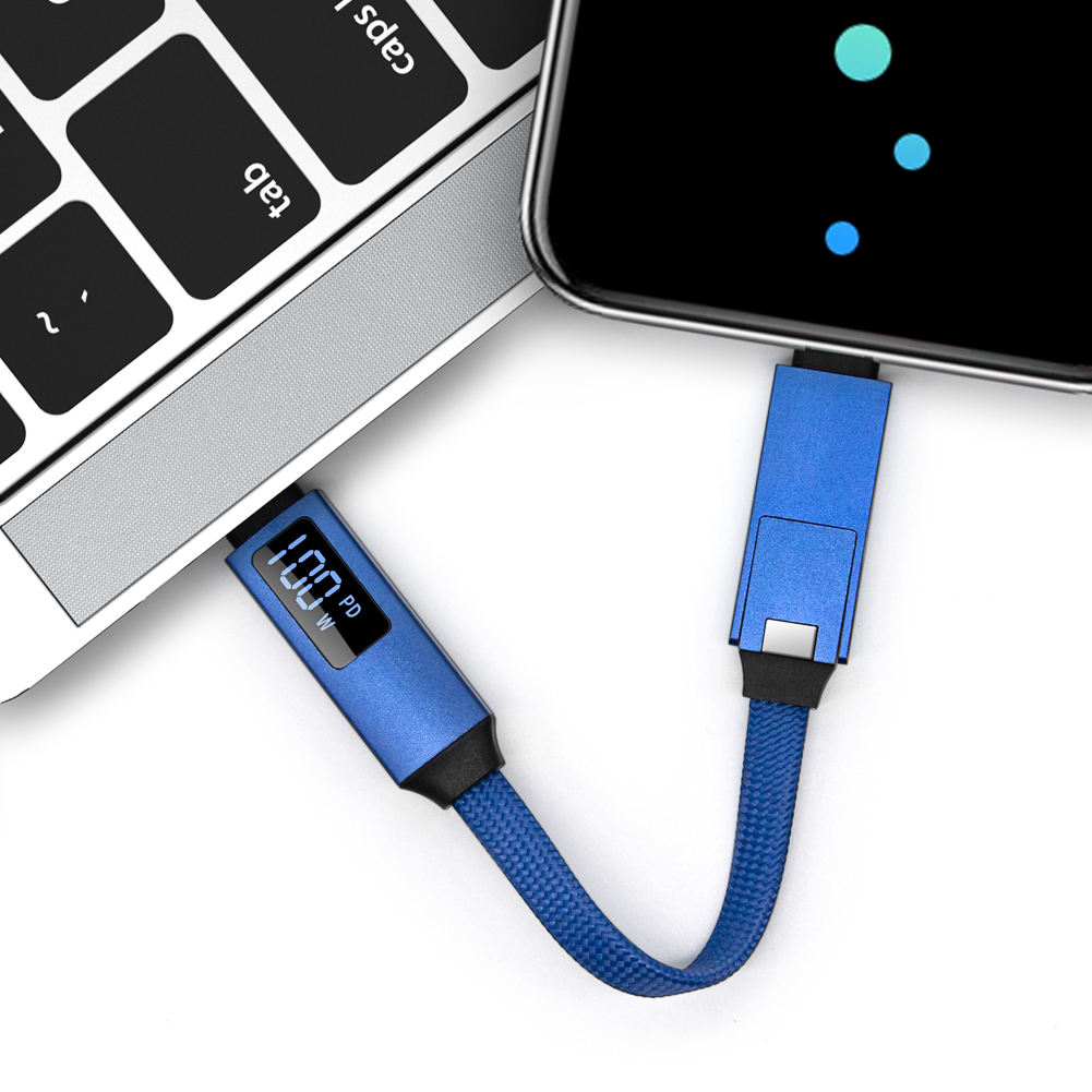 Multi Model Design Accessories Wholesale Digital Display 60W 3A Multi Charging Cable 3-in ...