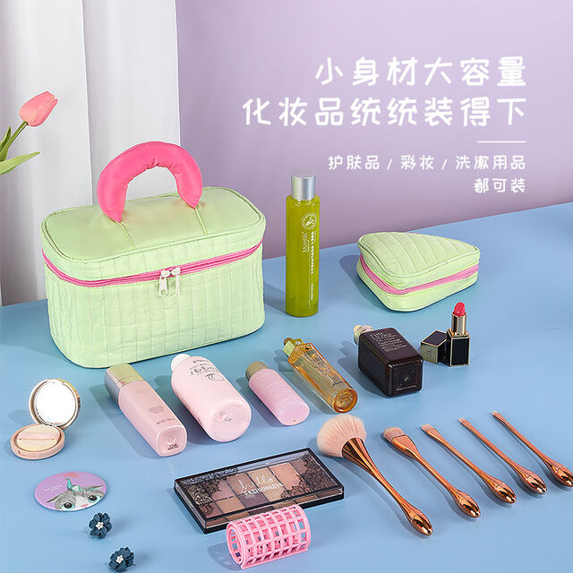 Bolsa de Maquillaje con Diseño de Refresco de Alta Calidad - Bolsa de Almacenamiento Portátil para Cosméticos