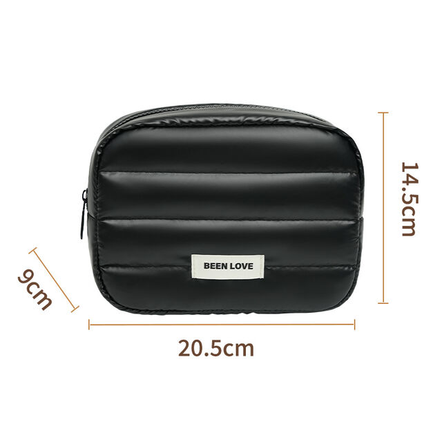 Bolsa de Almacenamiento Portátil, Neceser de Maquillaje de Mano, Bolsa de Viaje de Gran Capacidad y Apariencia Atractiva