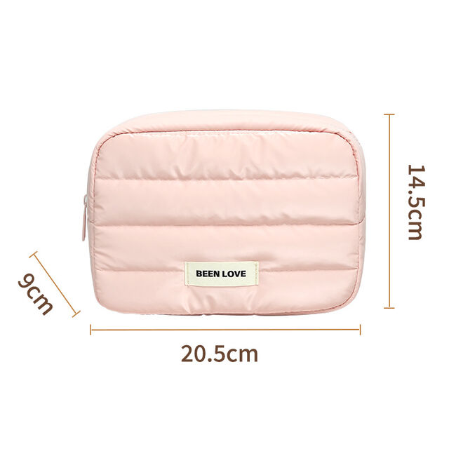 Bolsa de Almacenamiento Portátil, Neceser de Maquillaje de Mano, Bolsa de Viaje de Gran Capacidad y Apariencia Atractiva