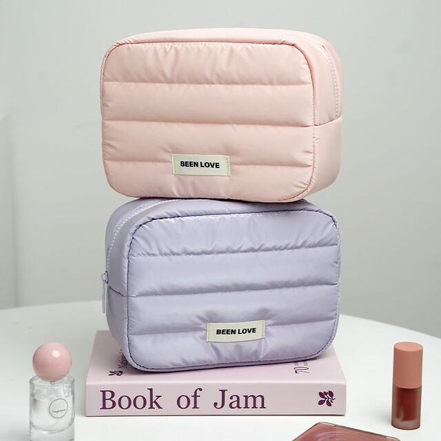 Bolsa de Almacenamiento Portátil, Neceser de Maquillaje de Mano, Bolsa de Viaje de Gran Capacidad y Apariencia Atractiva
