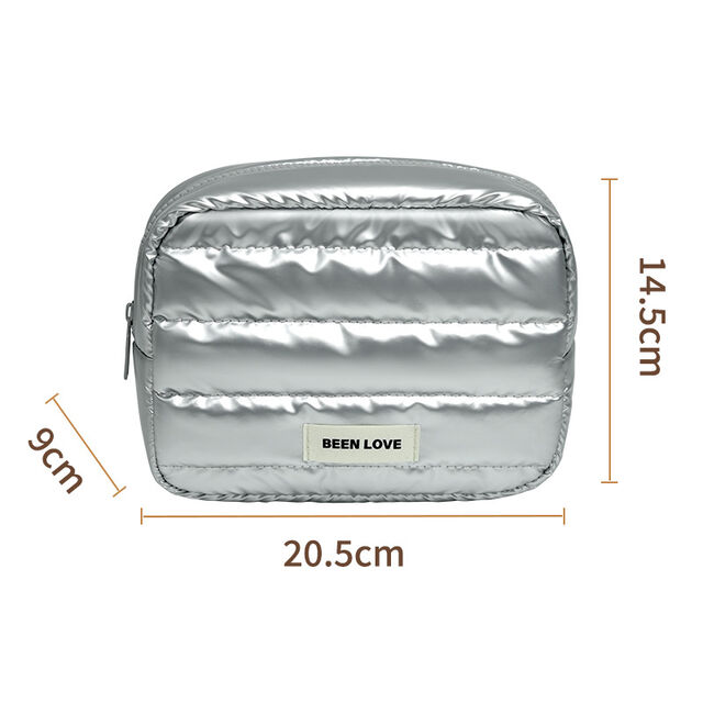 Bolsa de Almacenamiento Portátil, Neceser de Maquillaje de Mano, Bolsa de Viaje de Gran Capacidad y Apariencia Atractiva