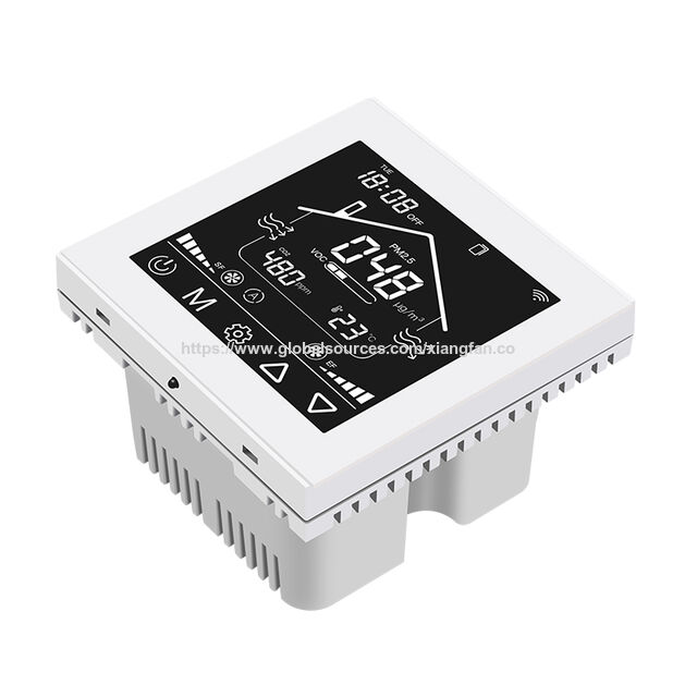 Controlador de Ventiladores de Recuperação de Calor de Alta Eficiência, Troca de Ar, CO2, PM2.5, VOC, Temp e Umidade - OEM ODM