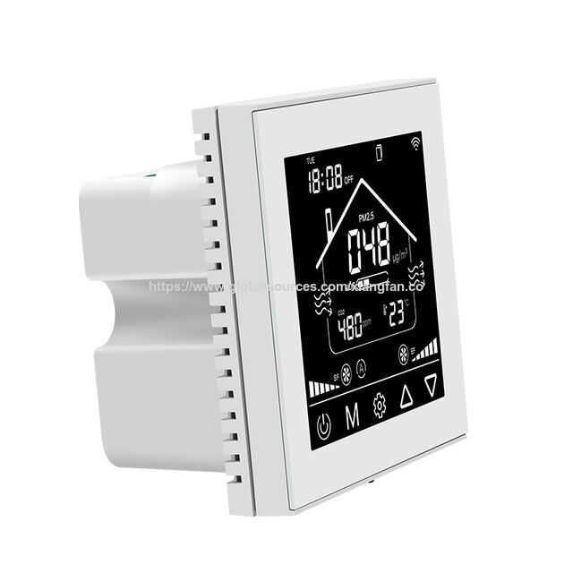 Controlador de Ventiladores de Recuperação de Calor de Alta Eficiência, Troca de Ar, CO2, PM2.5, VOC, Temp e Umidade - OEM ODM