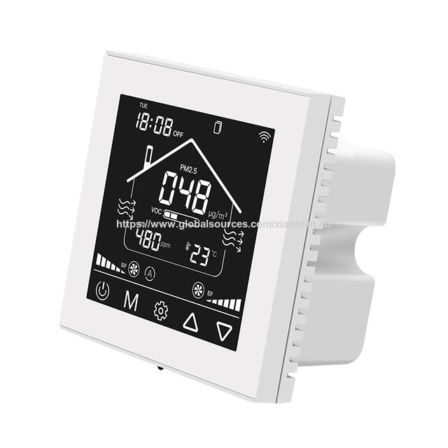 Controlador de Ventiladores de Recuperação de Calor de Alta Eficiência, Troca de Ar, CO2, PM2.5, VOC, Temp e Umidade - OEM ODM