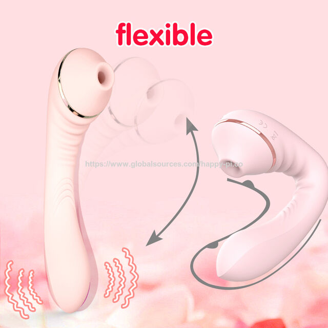 Vibreur de succion réglable à 360 degrés pour clitoris et point G avec mode de chauffage - Stimulateur de clitoris - Boîte de jouets sexuels pour femmes