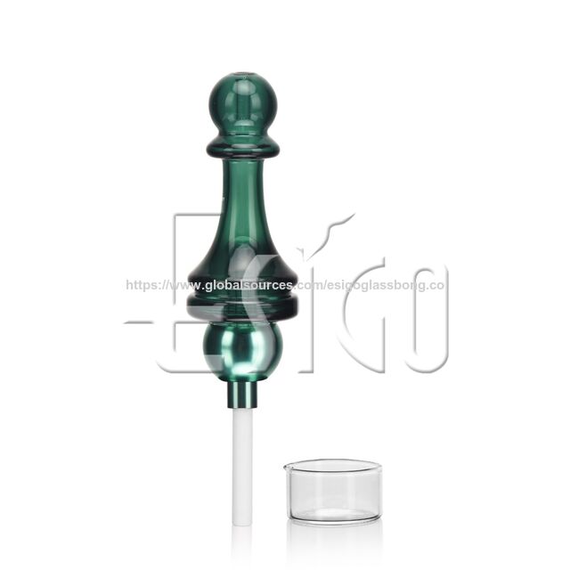 Esigo Glass Nouveaux Designs Créatifs Amovible 510 Filetage Nectar Collector Dabbing Tool Pipe à Eau en Verre Accessoires en Verre