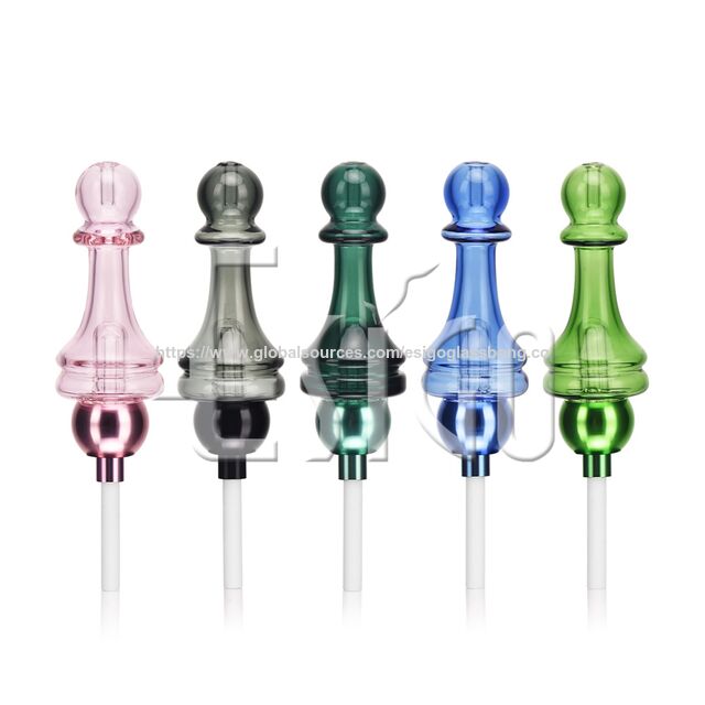 Esigo Glass Nouveaux Designs Créatifs Amovible 510 Filetage Nectar Collector Dabbing Tool Pipe à Eau en Verre Accessoires en Verre