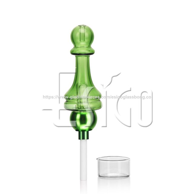 Esigo Glass Nouveaux Designs Créatifs Amovible 510 Filetage Nectar Collector Dabbing Tool Pipe à Eau en Verre Accessoires en Verre