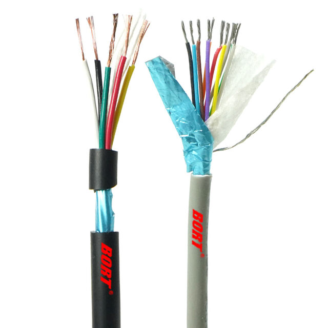 كابل تحكم مرن UL2570 1000 فولت 80 درجة مئوية 26AWG متعدد النواة نحاس مطلي بالقصدير مع درع PVC