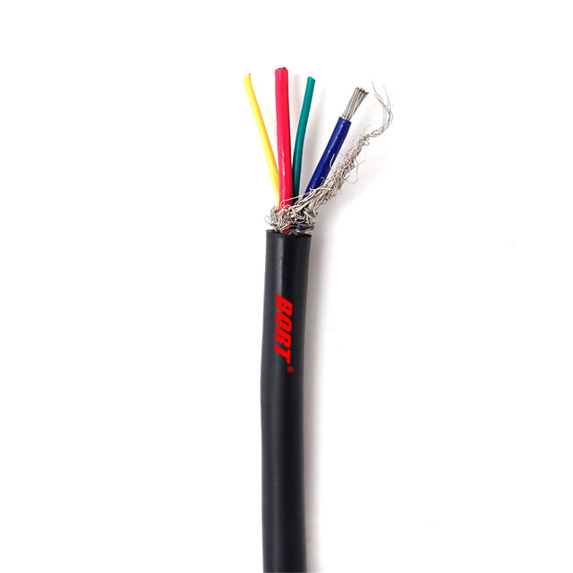 كابل تحكم مرن UL2570 1000 فولت 80 درجة مئوية 26AWG متعدد النواة نحاس مطلي بالقصدير مع درع PVC
