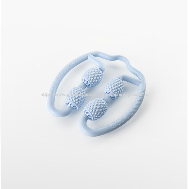 Manuelle 4-Rad U-Form Punktmassage Roller zur Muskelentspannung und Schmerzlinderung - Werbe-Massagegeräte Sportmassagegerät