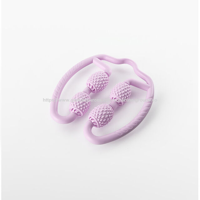 Manuelle 4-Rad U-Form Punktmassage Roller zur Muskelentspannung und Schmerzlinderung - Werbe-Massagegeräte Sportmassagegerät