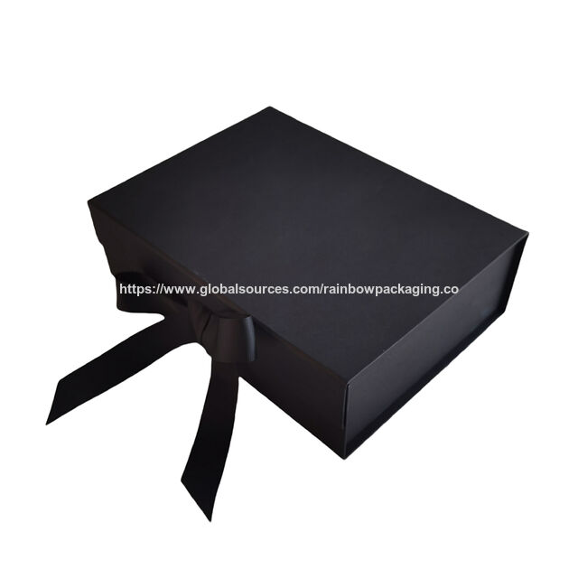 Boîtes cadeaux pliantes en gros avec logo personnalisé et nœud de ruban - Boîtes cadeaux créatives