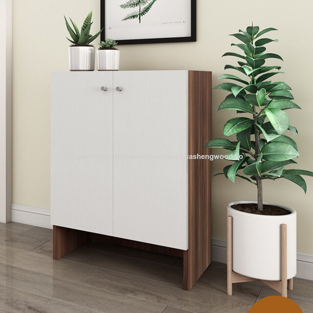 Moderne Holzmöbel für Zuhause, Wohnzimmer-Schuhschrank mit Aufbewahrung