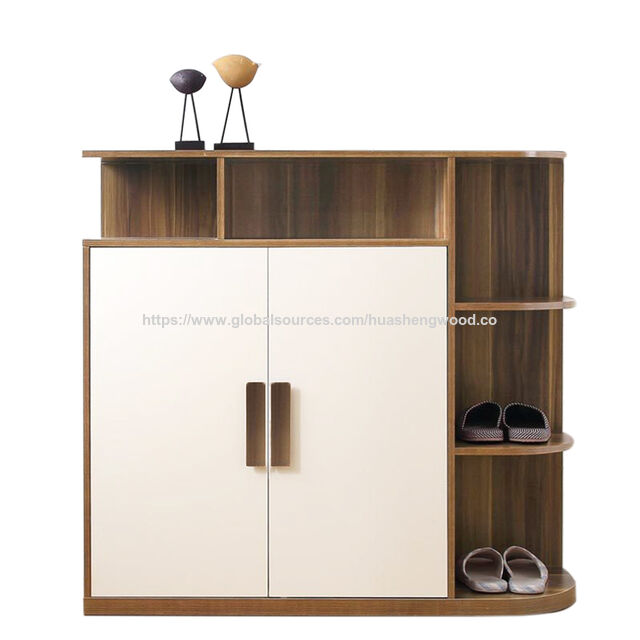 Moderne Holzmöbel für Zuhause, Wohnzimmer-Schuhschrank mit Aufbewahrung
