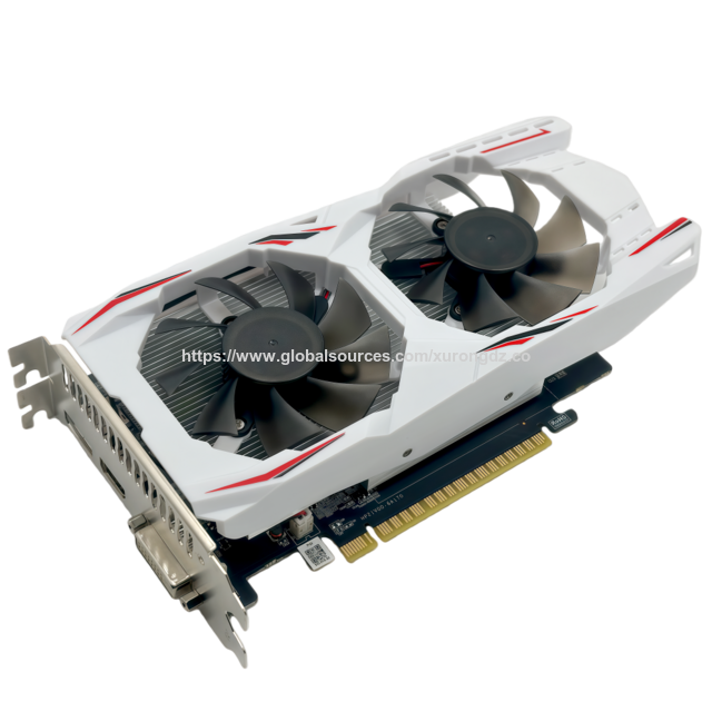 GTX 1050 Ti 4GB GDDR5 Low Profile Grafikkarte mit DVI-Ausgang und 128-Bit Speicherschnittstelle für kompakte Gaming-PCs