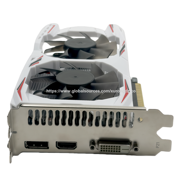 GTX 1050 Ti 4GB GDDR5 Low Profile Grafikkarte mit DVI-Ausgang und 128-Bit Speicherschnittstelle für kompakte Gaming-PCs
