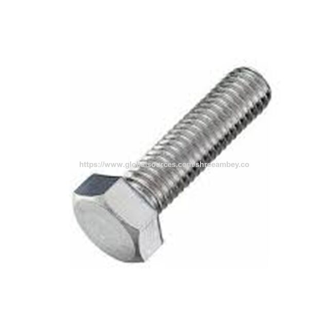 MS-Sechskantschrauben, feuerverzinkt, verzinkt (galvanisiert), natureloxiert (naturfarben) und Auto-Schwarz.